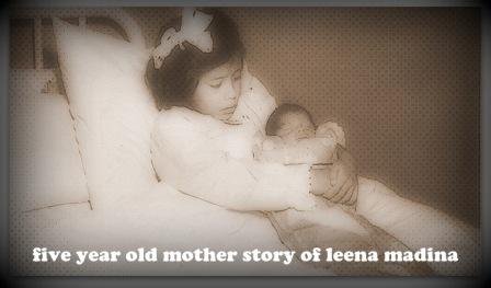 five year old mother story of leena madina